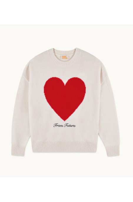 Pull col rond Coeur - From Future